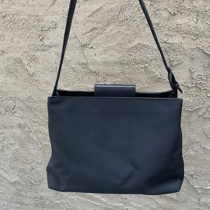 COACH black Mercer nylon bag